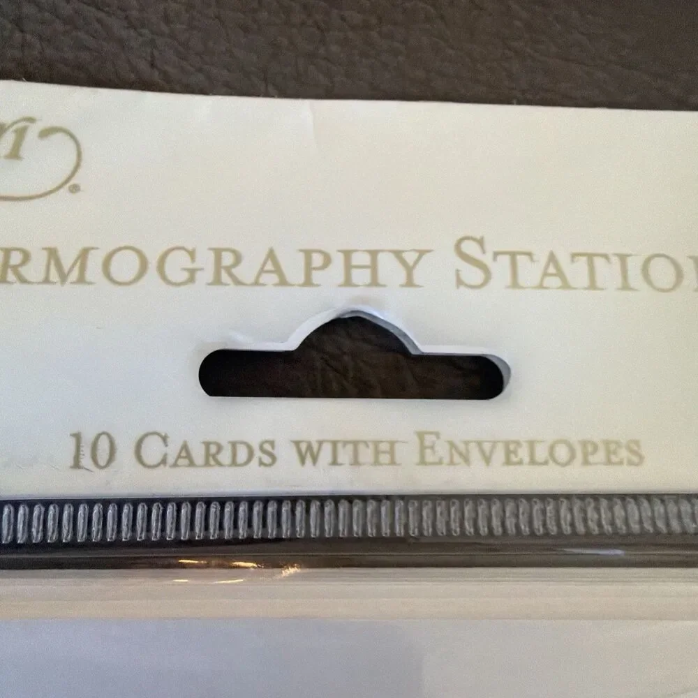 Caspari Christening Invitations Thermography 20 Cards Envelopes 2 Packs NOS New